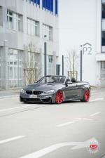 BMW M4 Convertible on Vossen Wheels (VPS-314T) 2017 года